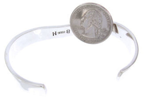 Multicolor Silver Native American Design Cuff Bracelet YS67381